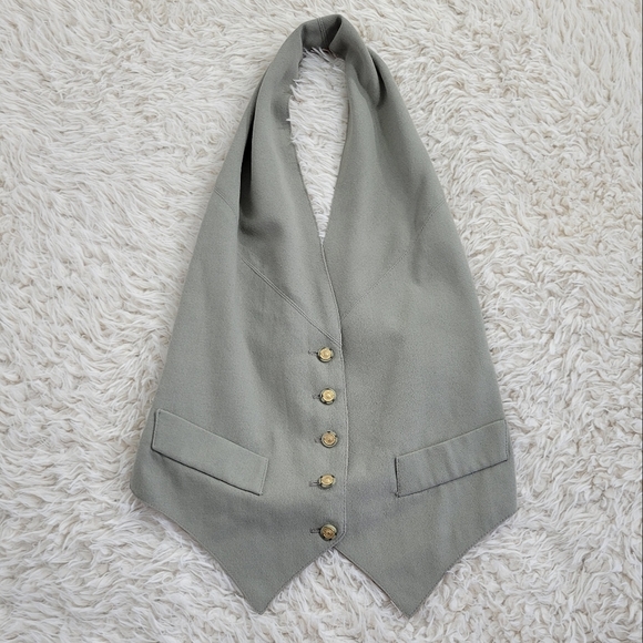 Vintage Beechers Brook Sage Halter Vest - Picture 2 of 6